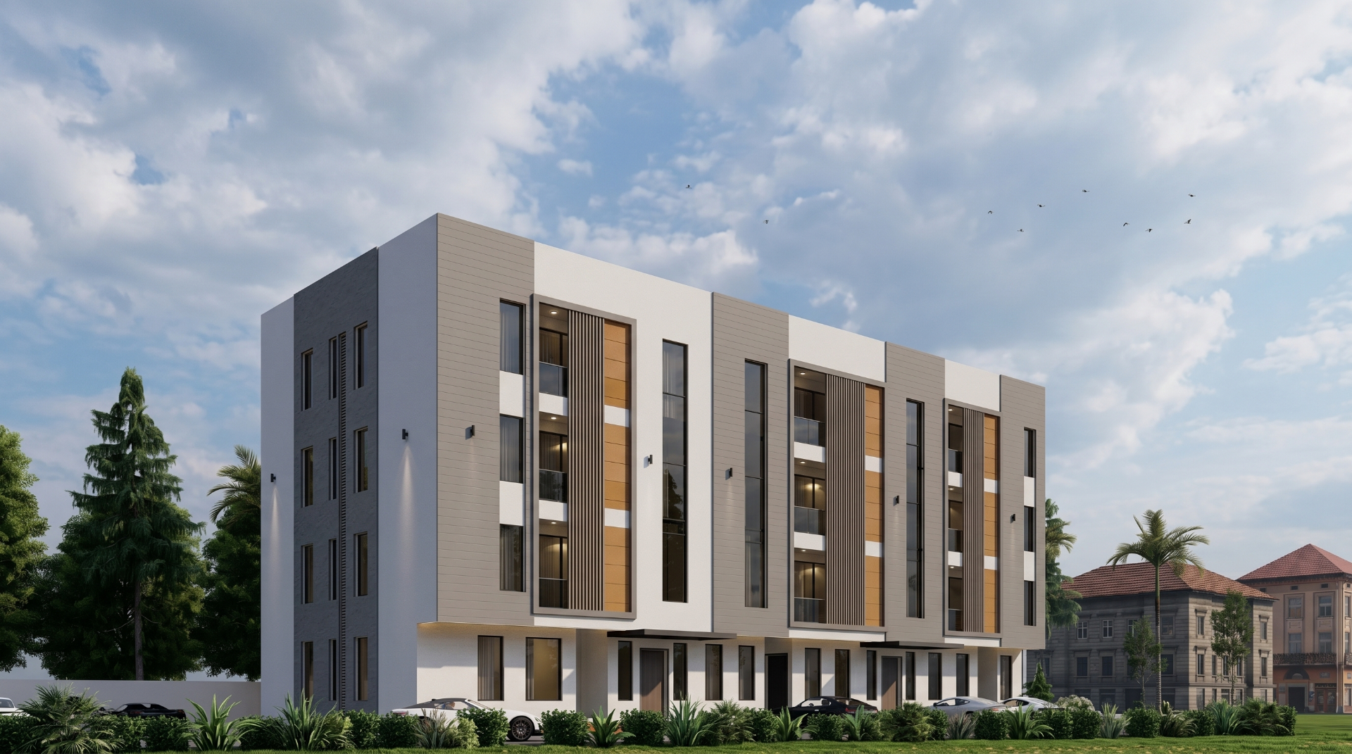 Besitz Luxury Apartments building exterior in Life Camp, Abuja