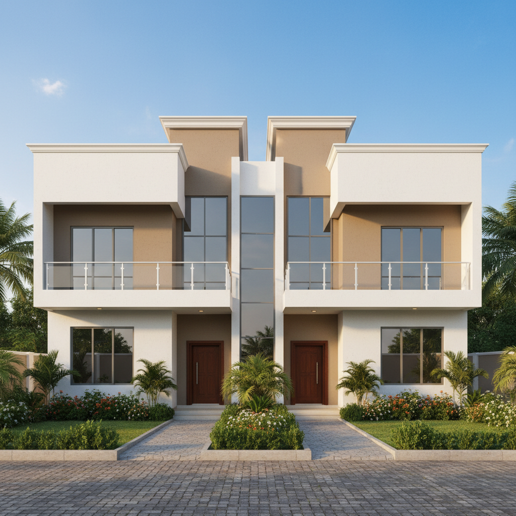 Stand-alone duplex at Elysian Heights, Karsana, Abuja